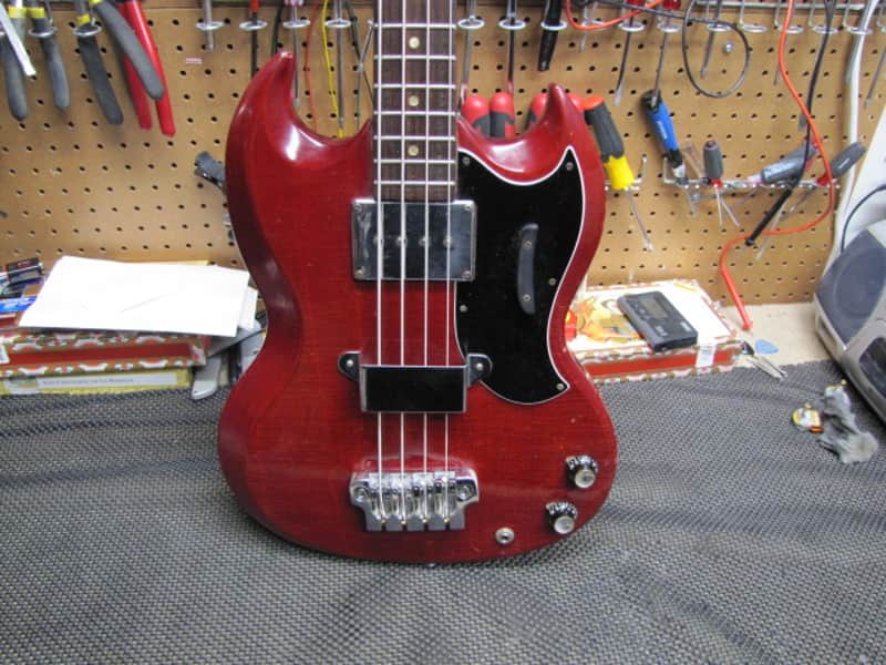 Gibson EB0 1965 - Cherry - 100% Orig - Read for full Details image 1