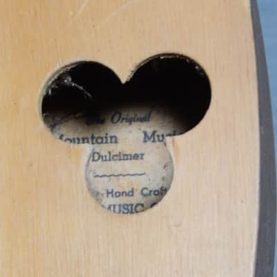 Music Crafts Mountain Music Dulcimer 4 String Vintage image 8