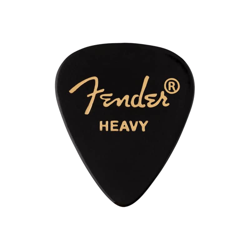 Fender 351 Celluloid Picks - Heavy (12) image 1