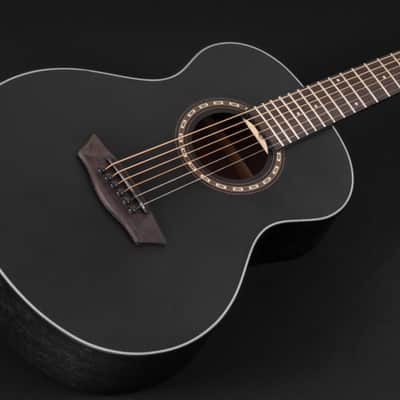 Washburn  AGM5BMK | G-Mini 5 Apprentice Series 7/8 Size Acoustic Guitar, Matte Black. New with Full Warranty! image 6