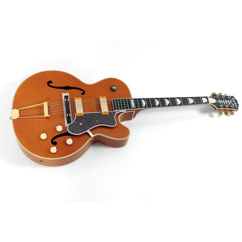 Epiphone 150th Anniversary Zephyr DeLuxe Regent Hollowbody Electric Guitar Regular Aged Antique Natural image 1