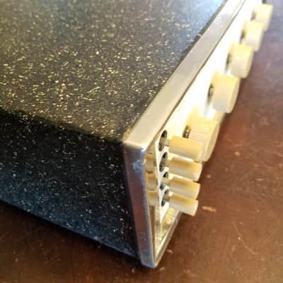 Sherwood Original S1000 Integrated hifi 6L6 mono tube amp Rare 1950s - cream gold speckled black image 7