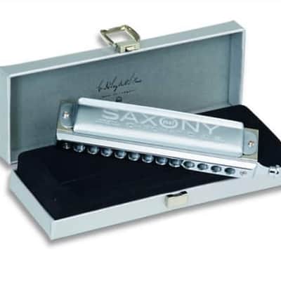 Seydel Saxony Solo Chromatic Harmonica, Key of Low D. New with Full Warranty! image 9