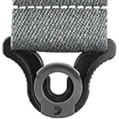 D'Addario 50BAL04 Auto Lock Guitar Strap - Skater Grey image 3