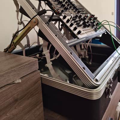 free shipping, abs-12uk flight case, 4 behringer eurorack 84hp rack, 2 Behringer CP1A Eurorack Power Supply Module image 3