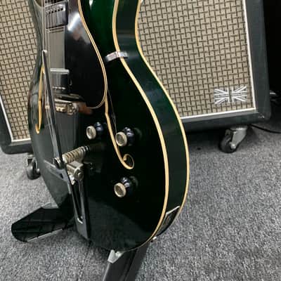 Yamaha SA-30 T Hollow Body with Tremolo 1967 - 1972 - Dark Green image 4