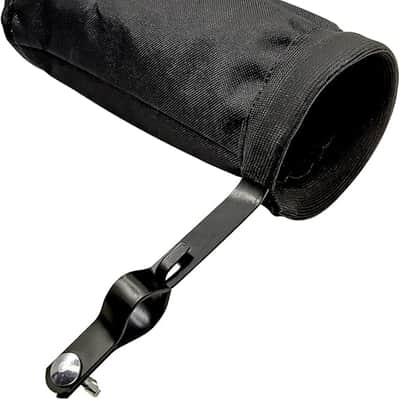 Drumstick Container Bag, Drum Stick Holder Drumstick Nylon Bag for Drum Set Clamp on Stick Holder Bag Container(black) image 2