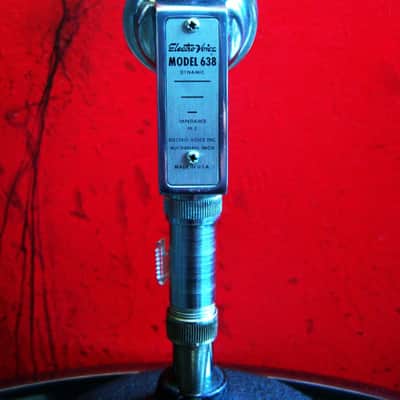 Vintage 1950's Electro-Voice 638 Omnidirectional Dynamic Microphone Hi Z w accessories 641 630 image 10