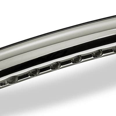 Schaller Germany Stop Tailpiece for STM/GTM Guitar Bridges - RUTHENIUM, 12050600 image 3