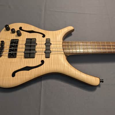 2008 Warwick Infinity NT 4 - AAAA Flame Maple - Natural Oil - Lefty image 13