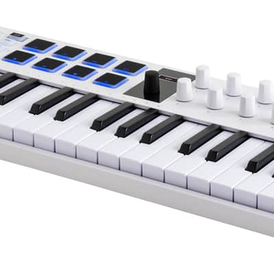 Arturia MiniLab 37 mk3 White 37-Key MIDI Keyboard Controller+Laptop Backpack image 6