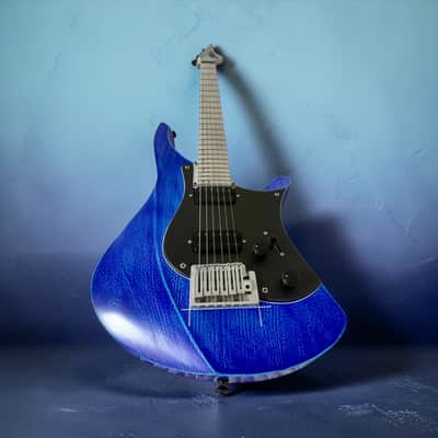 Rick Toone Spearfish "Blueprint" 2025 w/tremolo- Custom Blueprint Stain image 5