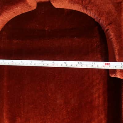 Vintage 1980s Fender G & L Precision Bass Jazz Telecaster Bass NO LOGO Case Fits 46 X 12.5 X 3.5 Fits Many Models Red Fuzzy Lining Rare Well Made image 2