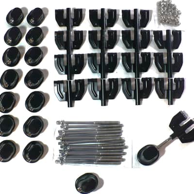 Ddrum dseries Bass Drum Lugs / Lot of 16 with Claws and Tension Rods image 3