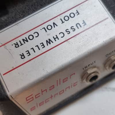 Vintage 1960's Schaller F121 Volume Pedal - Metal image 5
