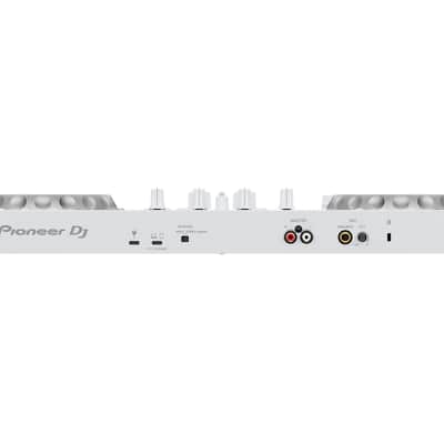 RCF ART 810-A Speaker Pair with DDJ-FLX4-W DJ Controller and Headphone DJ Package image 9