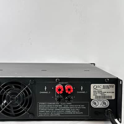 2-RU Rack Mount QSC MX1500A MX-1500A Professional Power Amplifier 400 WPC image 11