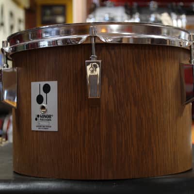 1970s Sonor 8x12 Phonic Concert Tom in Oak image 2