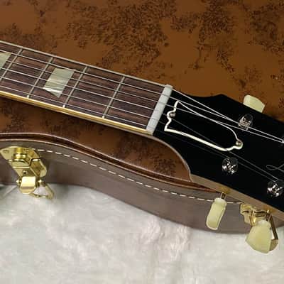 MINT! Gibson Custom Shop '57 Les Paul ALL OVER Double Gold Reissue - VOS - Uncovered Double White Pick-Ups - Authorized Dealer - Only 8.25 lbs - G07383 image 6