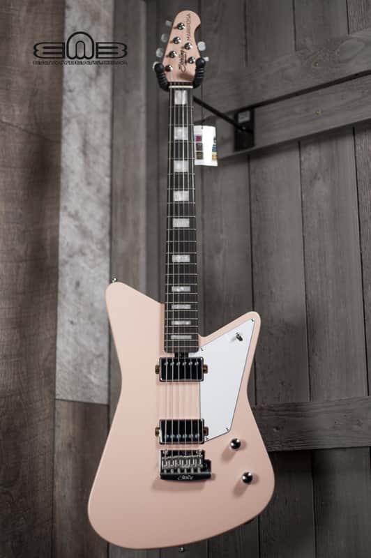 Sterling MARIPOSA-PBP-M2 Mariposa in Pueblo Pink Electric Guitar image 1
