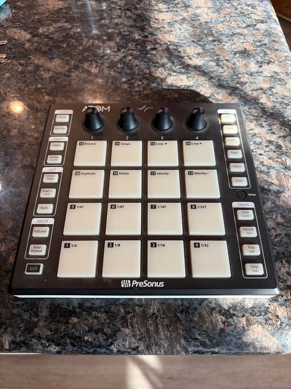 PreSonus ATOM USB 2.0 Pad Controller 2018 - 2019 - Black image 1