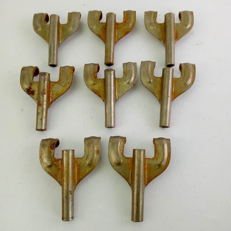 Gretsch 8 Threaded Drum T-Rod Claws Single-Tension Snare/Bass/Tom Nickel Vintage image 1