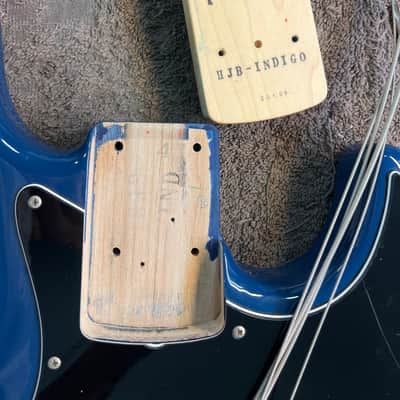 2020 Fender Hybrid Jazz Bass with Maple Fretboard - Indigo - Made in Japan - Pro Set Up w Perfect Frets/Action/Intonation! image 16