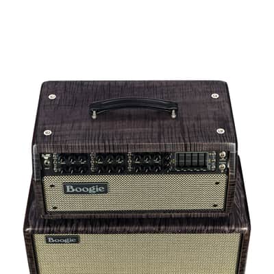Mesa Boogie Mark 7 Head and 1x12 Open Back Cabinet Private Reserve Flame Maple - Charcoal Stain image 7