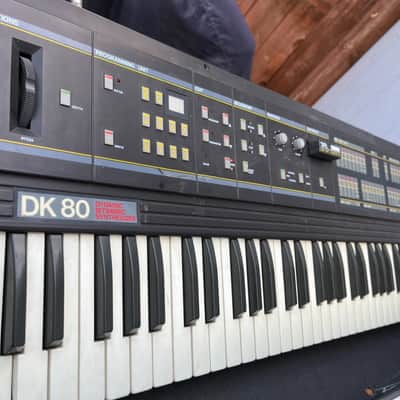 SIEL DK-80 Bitimbric Synthesizer w/ cartridge circa: 1985 - Grey