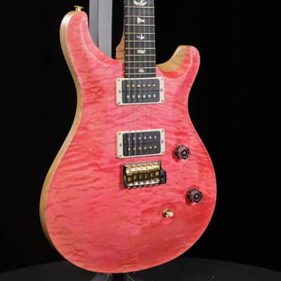 2024 PRS Wood Library Custom 24 Quilt Electric Guitar - Bonnie Pink image 5
