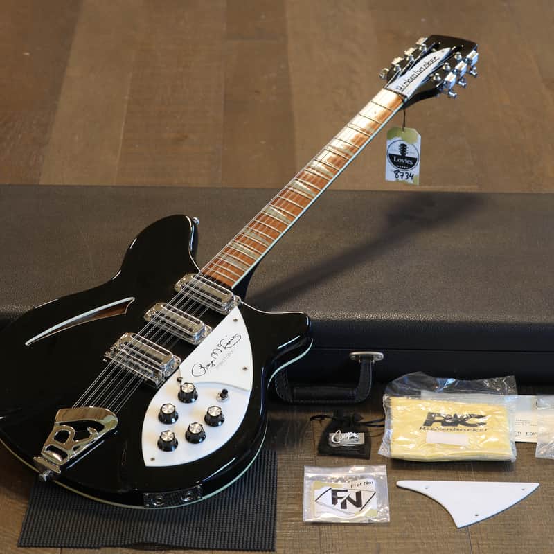 1988 Rickenbacker 370/12RM Roger McGuin Limited Edition Jetglo