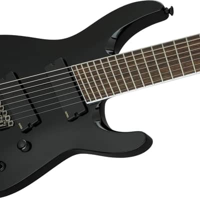 Jackson X Series Soloist Arch Top SLAT8 MS Electric Guitar. Laurel FB, Multi-Scale, Gloss Black image 7