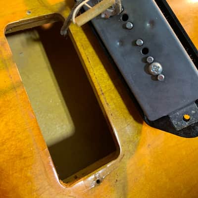 Epiphone Century E422T 1966 Sunburst Vintage Thinline Hollow Body P90 Kalamazoo Michigan USA Gibson w/ Case image 13