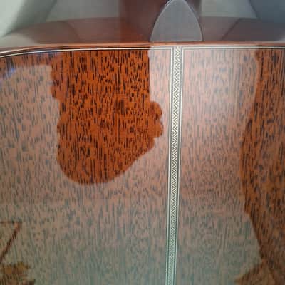Santa Cruz custom shop Brazilian appointments. war bracing hide glue Adirondack bracing OM Orchestra Model image 13