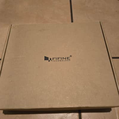 Fifine M-K038 wireless microphone system UHF Dual Channel 2018 - Black image 4