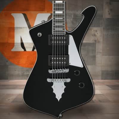 Ibanez Paul Stanley Signature 6 String Electric Guitar (22.2" scale) - Black (PSM10BK) image 1