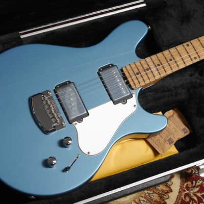 MusicMan Valentine HH Trem MN Toluca Lake Blue/Parchment image 1