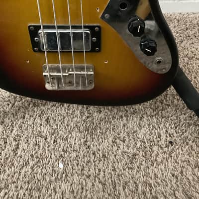 El Degas Jazz Bass 1970/1980's, Sunburst, HH Mini Humbuckers image 5
