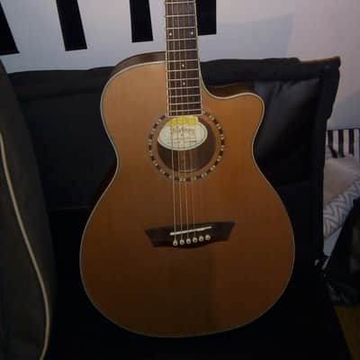 Washburn WF11S Cedar/Mahogany Folk Natural
