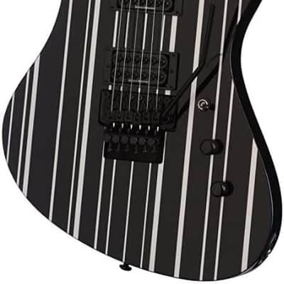 Schecter 6 String Solid-Body Electric Guitar, Gloss Black (1739) image 1