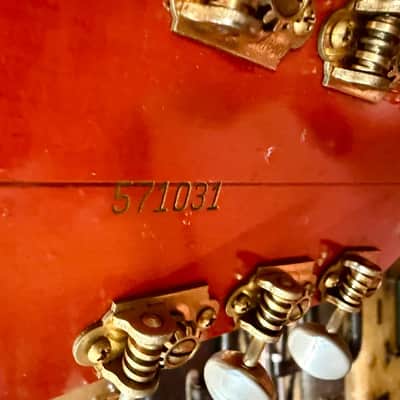 1967 Gretsch Chet Atkins 6120 Western Orange w/ Original Hardshell Case image 7