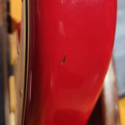 Vintage 1986 Squier MIJ Standard Stratocaster Rosewood Fretboard Torino Red w/ Fender USA OHSC image 14