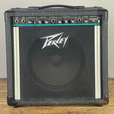 Peavey Vintage Audition 110 25-Watt 1x10" Guitar Combo 1980s - Black with Blue Stripe image 2