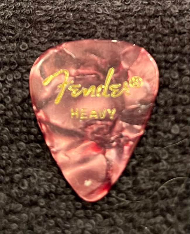 Fender 351 Shape Premium Celluloid Guitar Picks HEAVY Purple Moto Set of 5 ZCD image 1