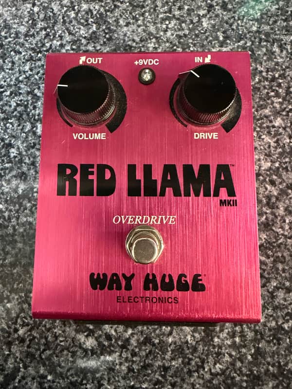 Way Huge WHE203 Red Llama Overdrive MkII 2012 - 2019 - Red image 1