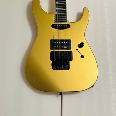 Jackson Custom Shop Soloist HS  Aztec Gold Matching Reverse Headstock Painted Logo (light, unplayed & rare find) image 3