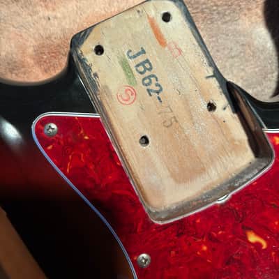 1992 Fender JB-62 Jazz Bass 1962 Reissue MIJ Sunburst Fujigen Japan image 15