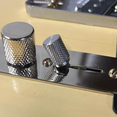 Kinnatone Stainless Steel knurled 3 or 5 way Blade style Switch Tip. For Strat or Tele image 1