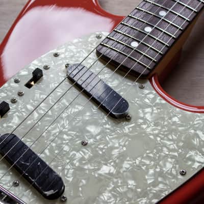 🇯🇵 Fender Mustang Reissue Competition MIJ Japan Fiesta Red 2007-2010 MG-73 CO FRD image 8