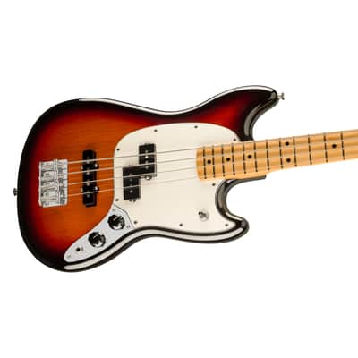 Fender Player II Mustang Bass PJ MN 3-Color Sunburst - 4-String Electric Bass Bild 4